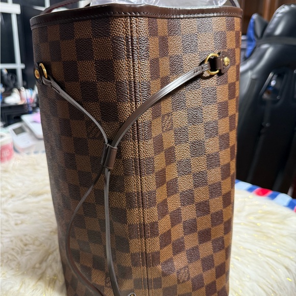 Louis Vuitton Neverful Set GM DE Damier ebene with Pouch and card authentication - Picture 9 of 16